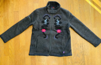 Maya Maya zimska jakna z dodatkom/vezenjem,L,topla,lepa