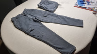 Fantovske hlače-kavbojke Zara, sive št.134,za 9 let, 1 še par