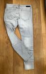 H&M Sive Slim Jeans Hlače velikost 33/32