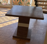 Jedilna miza 140x90 cm, rjava