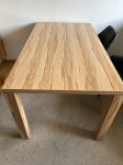 Jedilna miza (pravokotna) - masivni les