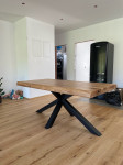 Masivna miza hrast 2x1m