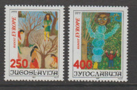 Jugoslavija leto 1987 - RADOST EVROPE znamka + FDC + bilten