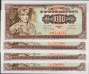 Bank.1000 DINARA  AR,CV,DL,DC P75a (JUGOSLAVIJA)1963.UNC