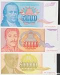 BANK.5000,50000,500000 DINAR"AA" (JUGOSLAVIJA)1994.UNC
