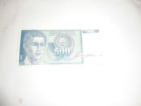 BANKOVCI 500 DINARA 1990 JUGOSLAVIJA