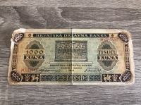 Hrvaška 1000 kun bankovec 1943