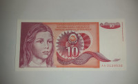 Prodam bankovec 10 dinarjev 1990