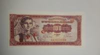 Prodam bankovec 100 dinarjev 1963 specimen