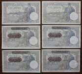YU - Lot - 100 dinara - 1929/41