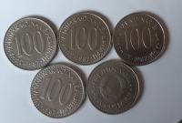 Jugoslavija kovanec 5x 100 dinara 1987