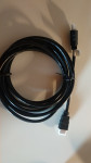 HDMI kabel, Display port kabel , Mini display port, USB kabli