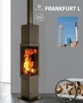 Kamin na drva in pelete brez ele. energije, model Frankfurt