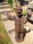 1970 Lesen kip Mijo Kuzman naiva odličen kipar, Hlebine,ca 1m višina