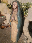 Star Lesen kip Marije, kip Marija 48cm,starinski lesen kip,