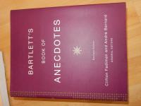 BARTLETT S BOOK OF ANECDOTES