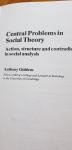 Central problems in social theory: Action, structure, and contradictio
