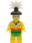 LEGO minifigura: Islander King, with Black Hair-Piece (pi069) MINT