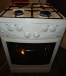 štedilnik gorenje 3 plin in 1 elektrika, 50 cm, bel
