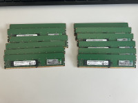 12kom HPE 8GB DDR4 2666MHz RAM = 60€