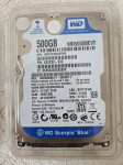 Trdi disk WD Scorpio Blue, 2,5", SATA, 500GB