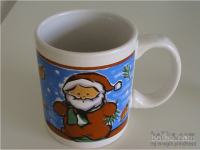 Nova skodelica z motivom Božička za čaj, kavo, sadno kupo