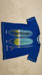 Fantovska majica kr.rokav 4-6 let110-116cm modra Surfboard