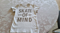 Fantovsko majico Next st. 82,za 6 let bela Skate of mind