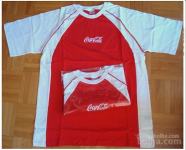 Coca cola T SHIRT - rdeče bela majica