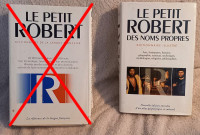 Le Petit Robert Francoski slovar imen