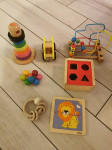 Lesene otroške igrače, montessori