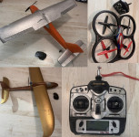 Prodam dron in dve letali z vso opremo in daljinskim upravljalnikom