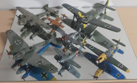 Zbirka maket letal v različnih merilih