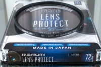 MARUMI FIT + SLIM 72mm MC LENS PROTECT Made in Japan!