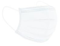 10x Odrasla zaščitna maska higienska – 3 slojna bela v zip vrečki