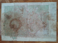 Specialka 1:200.000 Trst, Primorska, letnik 1985 + razni papirji