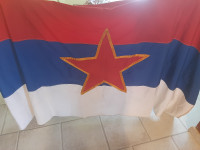 zastava SFRJ SR Srbija blago 1,9 x 1 m