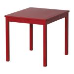 Otroška miza oz. mizica iz masivnega lesa - temno rdeče barve