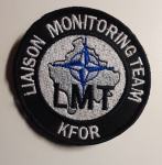 Našitek  KFOR LMT Liaison Monitoring team premer 77mm