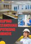 KUPIM stanovanje(1 ,2 ali 3 sobno)  potrebno obnove-Maribor