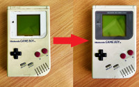 Nintendo Game Boy - servis, menjava ohišja, menjava zaslona
