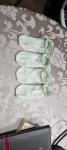 Otroške nogavice Artengo št. 31 - 34 svetlo zelene 2 para