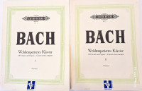 Zbirka klavirskih not založbe Peters-NOVO (Bach, Czerny, Scarlatti)