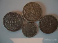 kovanc 10,25 centes 1928 NIEDERLAND (srebro)