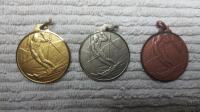medalja, kolajna, odlikovanje, prodam komplet smučarskih medalj