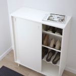 Ikea Mackapar, omarica za čevlje/shranjevanje, bela, 80x35x102 cm