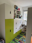Otroška soba / omare IKEA Stuva - bela/zelena
