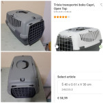 Kovček za prenos mačk in psov