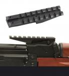 Taktičen nastavek Picatinny 20mm za AK 47 Kalašnik - Airsoft