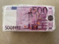 *Papirnata EMBALAŽA EVRO BANKOVEC viola 500 eur + zelen 100 eur - NOVO